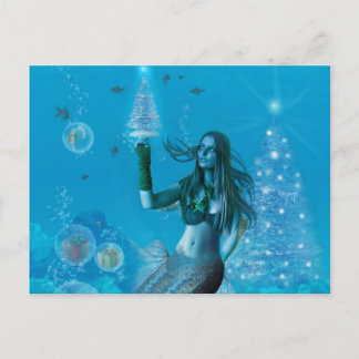 Postal Festiva Navidades bajo el mar (postal)