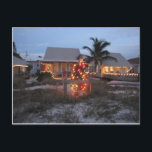 Postal Festiva Navidades Beach Cottage<br><div class="desc">foto tomada en Indian Rocks Beach,  Florida</div>
