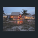 Postal Festiva Navidades Beach Cottage<br><div class="desc">foto tomada en Indian Rocks Beach,  Florida</div>