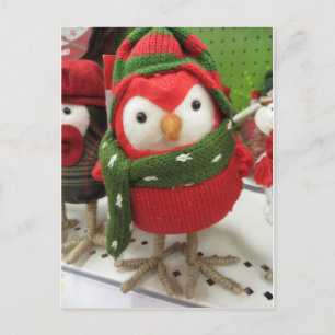 Postal Festiva Navidades Bird