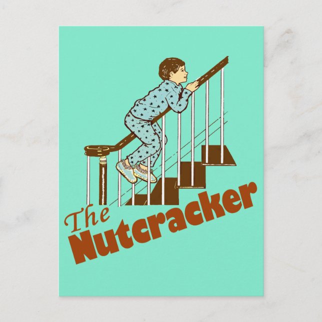 Postal Festiva Navidades Buenos días, El Nutcracker (Anverso)