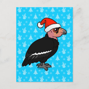 Postal Festiva Navidades California Condor