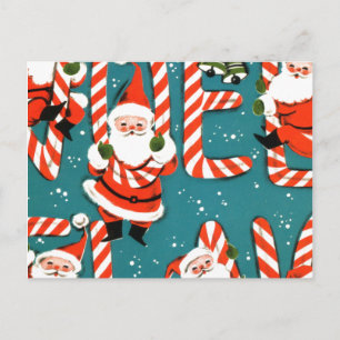 Postal Festiva Navidades Candy
