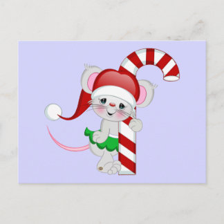 Postal Festiva Navidades Cañón de golosinas