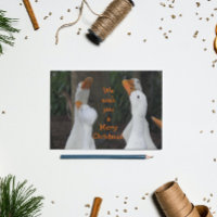 Navidades Caroling White Ducks