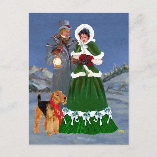 Postal Festiva Navidades Carols (Anverso)