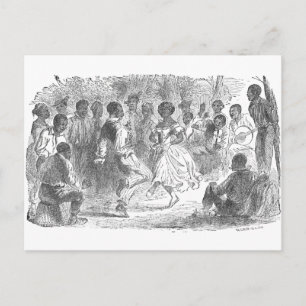 Postal Festiva Navidades celebran festividades en una hacienda de