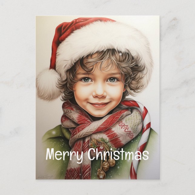 Postal Festiva Navidades Chica Personalizado 10 de 25 (Anverso)