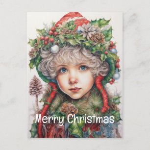 Postal Festiva Navidades Chica Personalizado 14 de 25