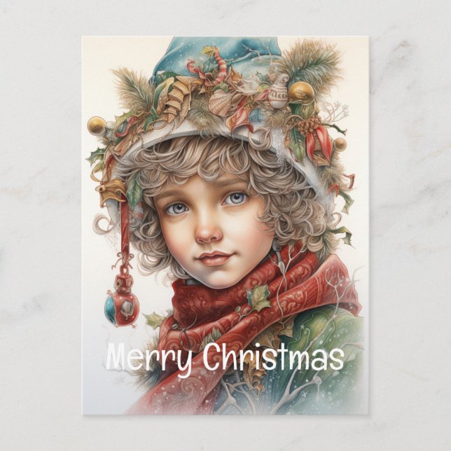 Postal Festiva Navidades Chica Personalizado 19 de 25 (Anverso)