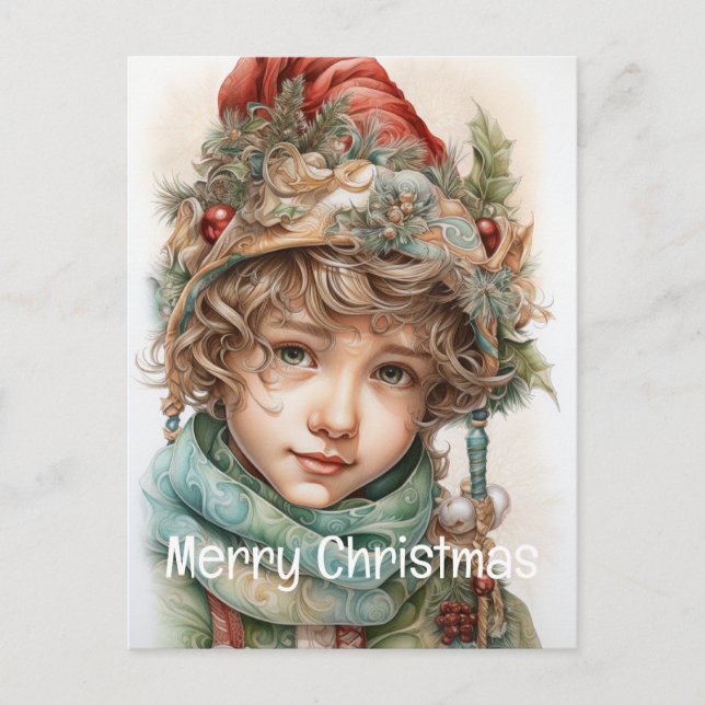 Postal Festiva Navidades Chica Personalizado 21 de 25 (Anverso)