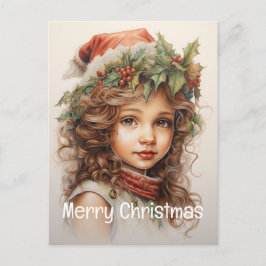 Postal Festiva Navidades Chica Personalizado 24 de 25