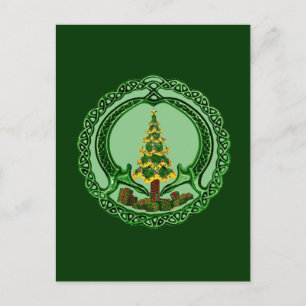 Postal Festiva Navidades Claddagh