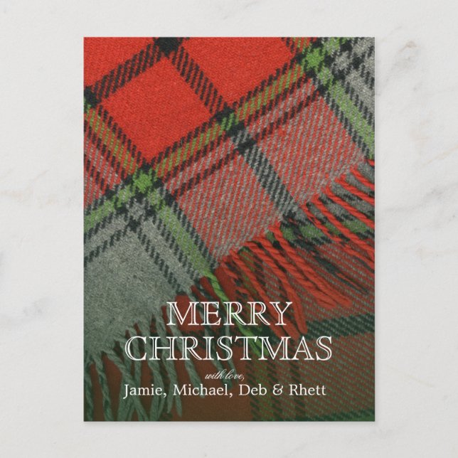 Postal Festiva Navidades colocados (Anverso)