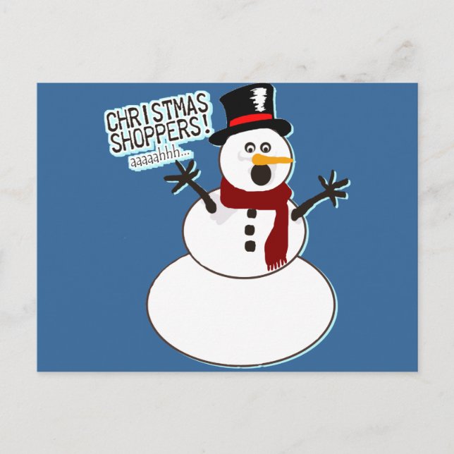 Postal Festiva Navidades Compradores! (Anverso)