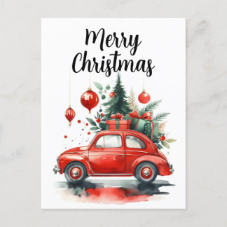 Postal Festiva Navidades con regalos