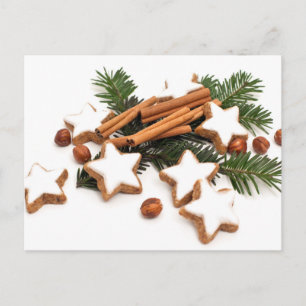 Postal Festiva Navidades Cookies Con Canela