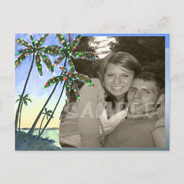 Postal Festiva Navidades costeros (Anverso)