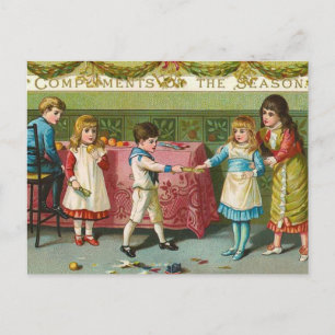 Postal Festiva Navidades Crackers