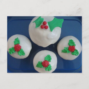 Postal Festiva Navidades Cupcakes