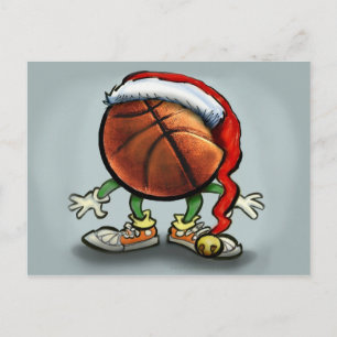 Postal Festiva Navidades de baloncesto