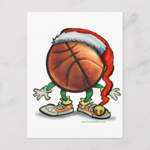 Postal Festiva Navidades de baloncesto