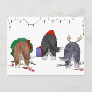 Postal Festiva Navidades De Beardie