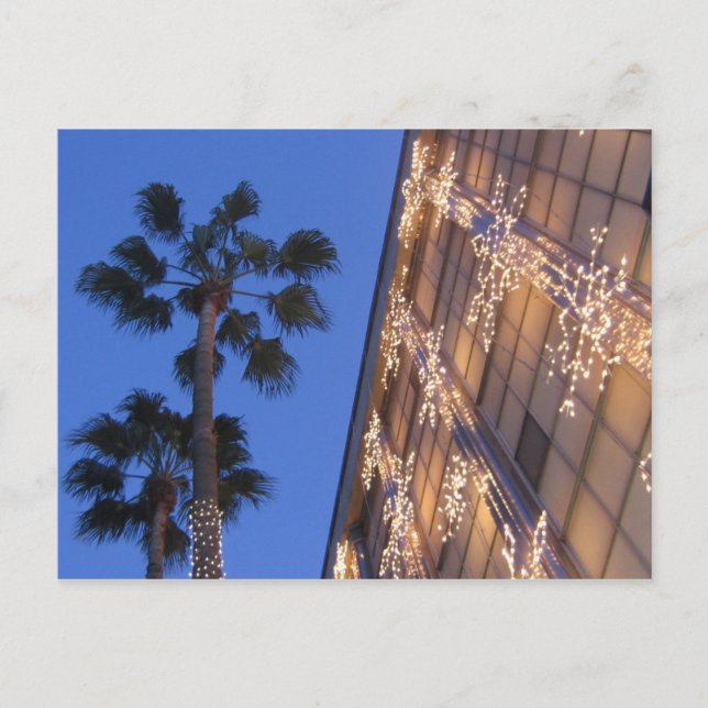 Postal Festiva Navidades de Beverly Hills (Anverso)