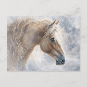 Postal Festiva Navidades de bonito Horse Wavey Mane