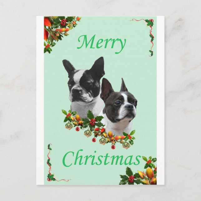 Postal Festiva Navidades de Boston (Anverso)