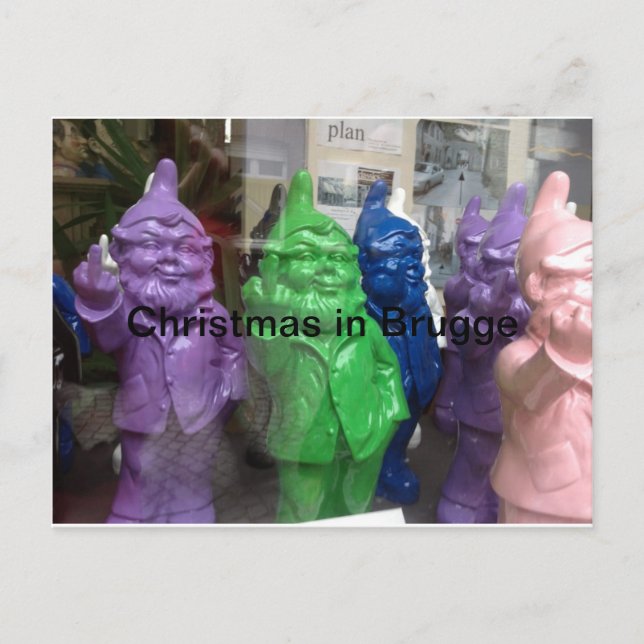 Postal Festiva Navidades de Brujas (Anverso)