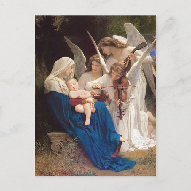 Postal Festiva Navidades de Canción de los Ángeles (Anverso)
