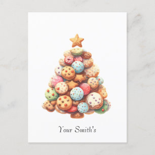 Postal Festiva navidades de cookies