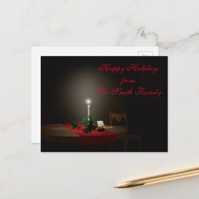 Postal Festiva Navidades De Cookies Gratuitos - personalizar De 8 (Anverso/Reverso In Situ)