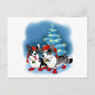 Postal Festiva NAVIDADES de CORGI