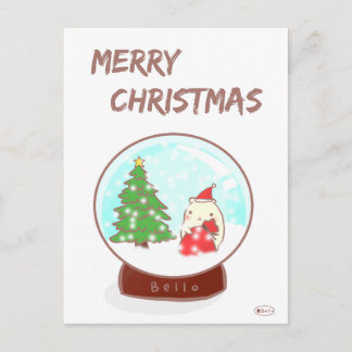 Postal Festiva Navidades de Crystal Ball