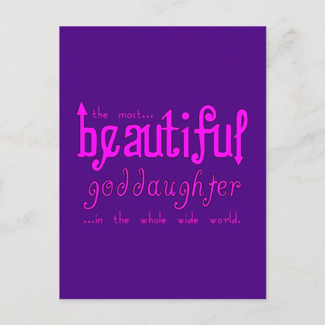 Postal Festiva Navidades de cumpleaños Fiestas Hermosa Hija (Anverso)