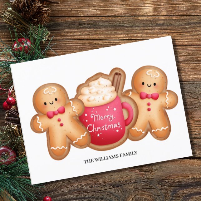 Postal Festiva Navidades de Cuta Gingerbread Cocoa (Subido por el creador)
