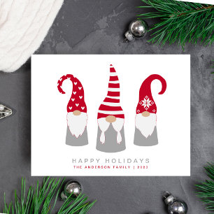 Postal Festiva Navidades de Cute Gnomes