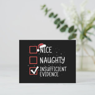 Postal Festiva Navidades de evidencia insuficientemente buenos y