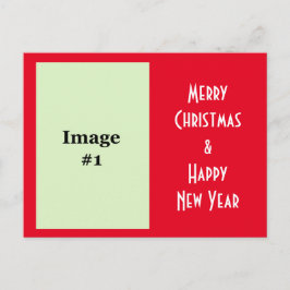 Postal Festiva navidades de festividades fotográficas saludando p