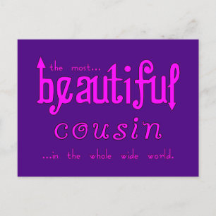 Postal Festiva Navidades de Fiestas de cumpleaños: Hermoso primo