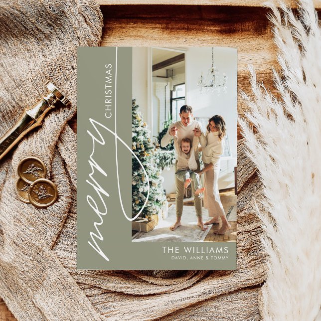 Postal Festiva Navidades de fotografía modernos (Subido por el creador)