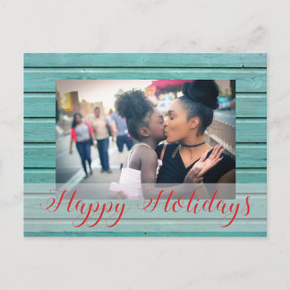 Postal Festiva Navidades de fotografía personalizado