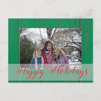 Postal Festiva Navidades de fotografía personalizado