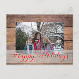 Postal Festiva Navidades de fotografía personalizado
