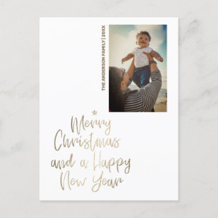 Postal Festiva Navidades de fotos de Personalizado de guiones dor