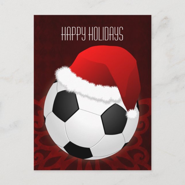 Postal Festiva navidades de fútbol (Anverso)