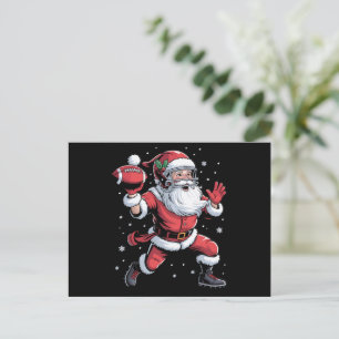Postal Festiva Navidades de fútbol de Estados Unidos