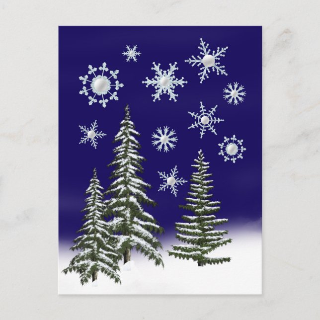 Postal Festiva Navidades de Golfer (Anverso)